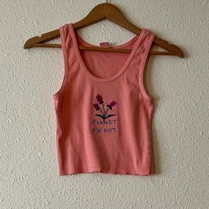 “Forget me not” embroidered top